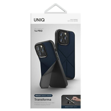 Dėklas Uniq case Transforma iPhone 14 Pro Magclick Charging Mėlynas 13