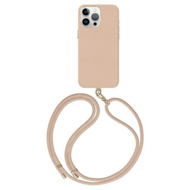 Dėklas Uniq Coehl Muse iPhone 15 Pro 6.1  case Magnetic Charging dusty nude