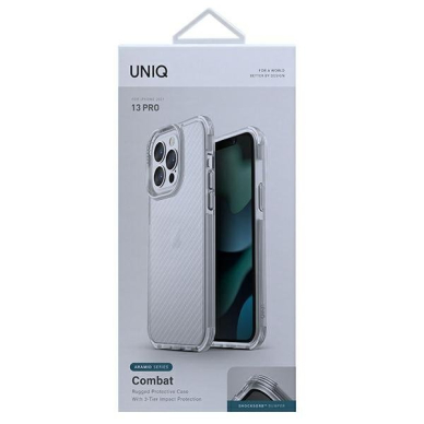 Dėklas UNIQ Combat iPhone 13 Pro / 13 6,1" frost skaidrus 5