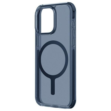 Dėklas Uniq Combat iPhone 15 Pro 6.1  case Magclick Charging Mėlynas/smoke Mėlynas 4