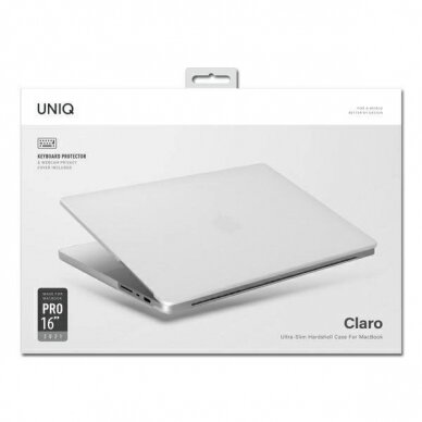 Dėklas Uniq etui Claro MacBook Pro 16" (2021) Permatomas 2