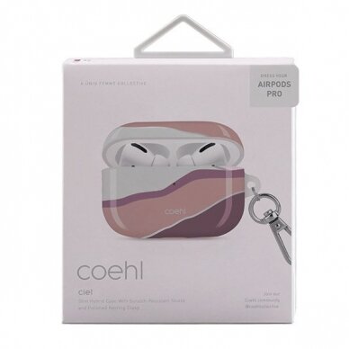 Dėklas UNIQ etui Coehl Ciel AirPods Pro - Sunset Rožinis UGLX912 1