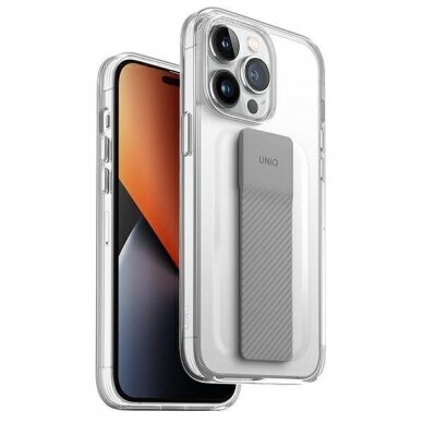 Dėklas UNIQ etui Heldro Mount iPhone 14 Pro Max Skaidrus