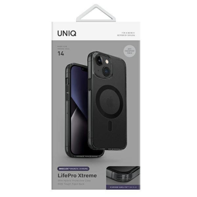 Dėklas UNIQ etui LifePro Xtreme iPhone 14 (Magclick Charging) Pilkas 7