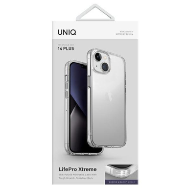 Dėklas UNIQ etui LifePro Xtreme iPhone 14 Plus Skaidrus 6