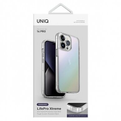 Dėklas UNIQ etui LifePro Xtreme iPhone 14 Pro 6,1" opal/iridescent 5