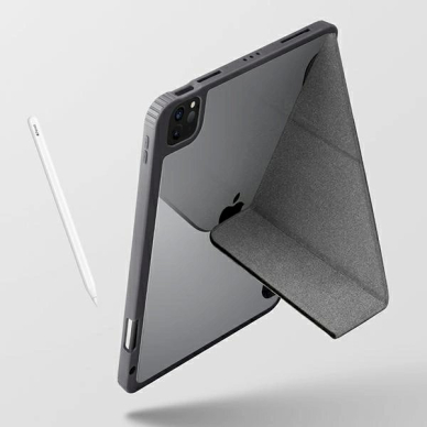 Dėklas Uniq etui Moven iPad Pro 12,9" (2021) Antimicrobial Pilkas 5