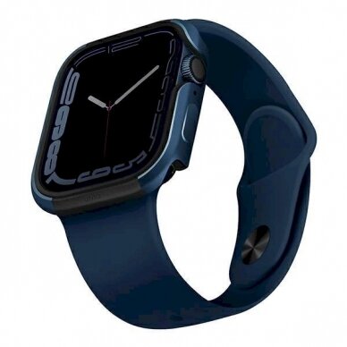 Dėklas Uniq etui Valencia Apple Watch Series 4/5/6/7/8/9/SE 40/41mm. /cobalt Mėlynas