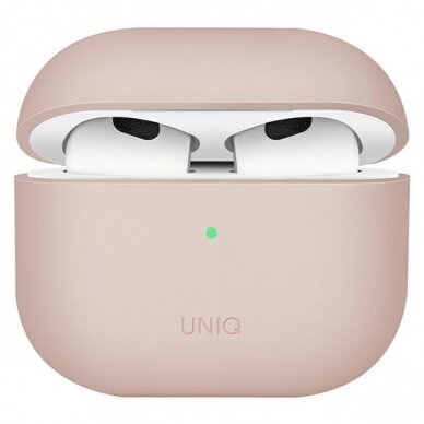 Dėklas UNIQ Lino AirPods 3 Rožinis