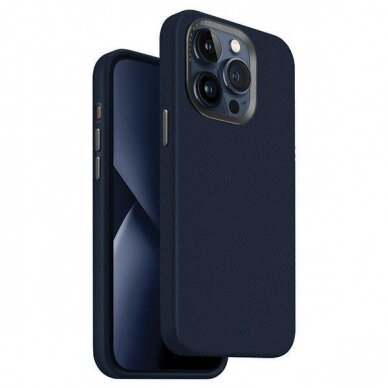 Dėklas Uniq Lyden case iPhone 15 Pro Max 6.7  Magclick Charging navy Mėlynas/navy Mėlynas