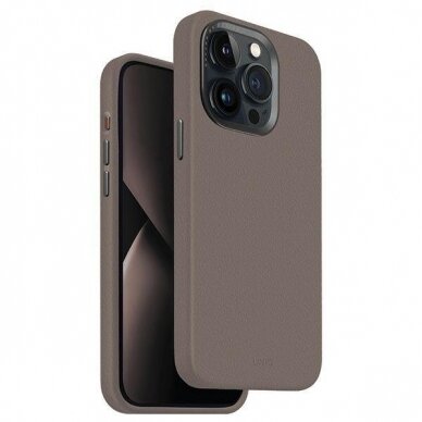 Dėklas Uniq Lyden case iPhone 15 Pro Max 6.7  Magclick Charging pilkos spalvos/flint pilkos spalvos