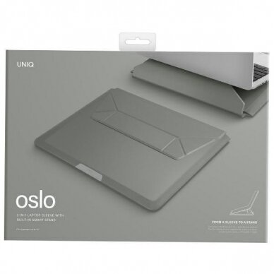 Dėklas Uniq Oslo laptop Sleeve 14 - Žalias 6