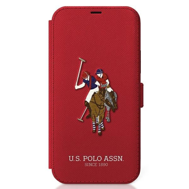 Dėklas Us Polo Usflbkp12Lpugflre Iphone 12 Pro Max 6,7" Czerwony/Red Book Polo Embroidery Collection 1