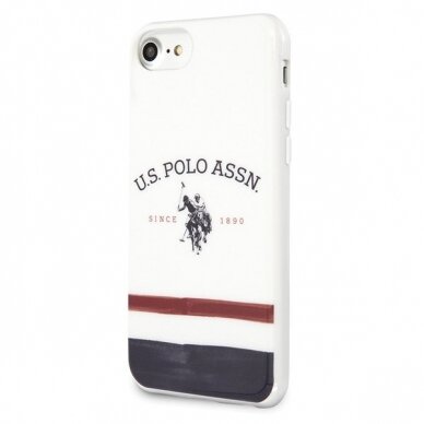 Dėklas Us Polo Ushci8Pcstrb Iphone 7/8/Se 2020 baltas Tricolor Pattern Collection 1