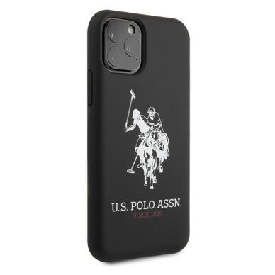 Dėklas Us Polo Ushcn65Slhrbk Iphone 11 Pro Max juodas Silicone Collection 5