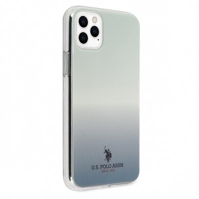 Dėklas Us Polo Ushcn65Trdglb Iphone 11 Pro Max Niebieski/Blue Gradient Pattern Collection 4