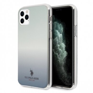 Dėklas Us Polo Ushcn65Trdglb Iphone 11 Pro Max Niebieski/Blue Gradient Pattern Collection