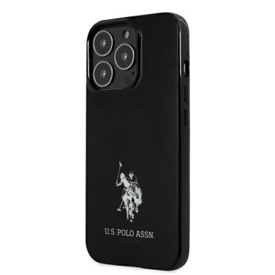 Dėklas US Polo USHCP13LUMHK iPhone 13 Pro / 13 6,1" juodas Horses Logo 1