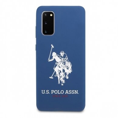 Dėklas Us Polo Ushcs62Slhrnv S20 G980 Granatowy/Navy Silicone Collection 4