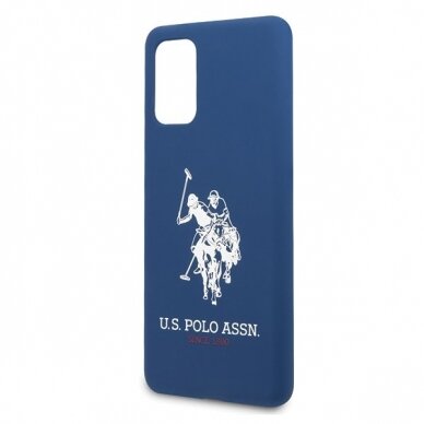 Dėklas Us Polo Ushcs67Slhrnv S20+ G985 Granatowy/Navy Silicone Collection 2