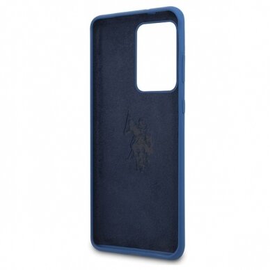 Dėklas Us Polo Ushcs69Slhrnv S20 Ultra G988 Granatowy/Navy Silicone Collection 3