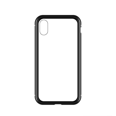 Wozinsky Full Magnetic Case Full Body Front and Back Cover with built-in glass for Samsung Galaxy A72 4G black-transparent 6