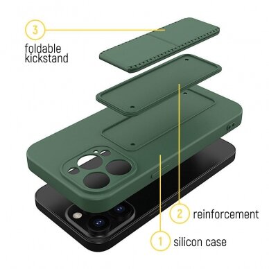 Dėklas Wozinsky Kickstand Case Samsung Galaxy S22 Plus Mėlynas 2