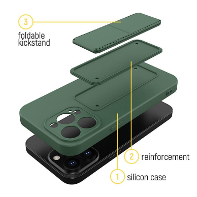 Dėklas Wozinsky Kickstand Case Xiaomi Redmi 10 Mėlynas 2