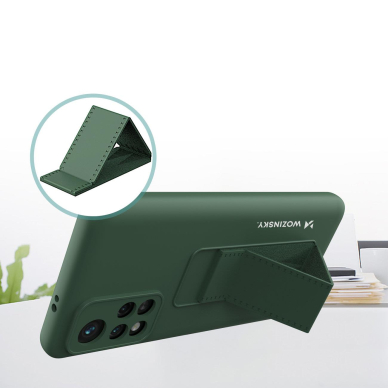 Dėklas Wozinsky Kickstand Case Xiaomi Redmi 10 Mėlynas 4