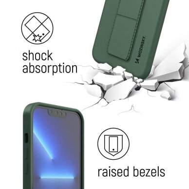 Dėklas Wozinsky Kickstand Samsung Galaxy S22 Plus Rožinis 3