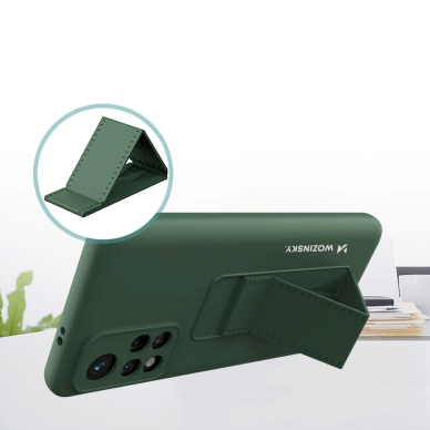 Dėklas Wozinsky Kickstand Xiaomi Redmi Note 11S / Note 11 raudonas 4