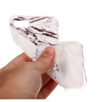 Dėklas Wozinsky Marble Samsung Galaxy S22 Ultra baltas 2