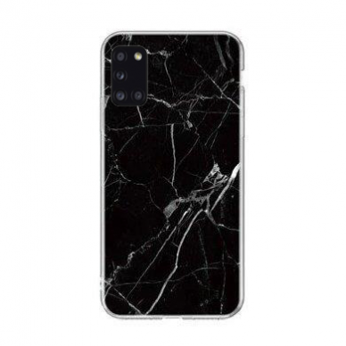 Samsung Galaxy A03s Dėklas Wozinsky Marble TPU juodas