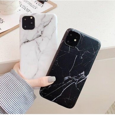 Akcija! Dėklas Wozinsky Marble Xiaomi Poco X3 NFC / Poco X3 Pro Juodas  4