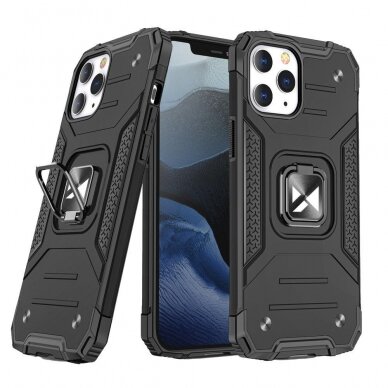 Dėklas Wozinsky Ring Armor Case iPhone 13 Pro Max juodas