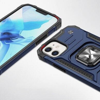 Dėklas Wozinsky Ring Armor iPhone 14 Mėlynas 1