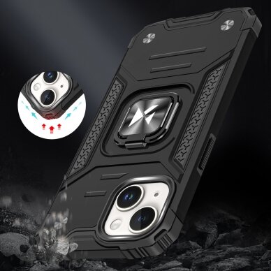 Dėklas Wozinsky Ring Armor iPhone 15 - Auksinis 6