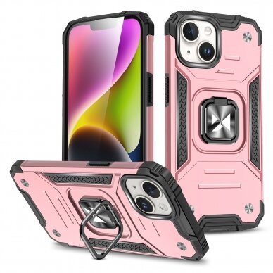 Dėklas Wozinsky Ring Armor iPhone 15 - Auksinis