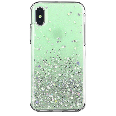 Dėklas Wozinsky Star Glitter Shining Xiaomi Mi 10T Pro / Mi 10T Žalias 1