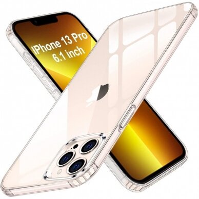 Dėklas X-Level Antislip/O2 Apple iPhone 13 Pro skaidrus