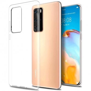 Dėklas X-Level Antislip/O2 Huawei P40 Skaidrus  DZWT2129