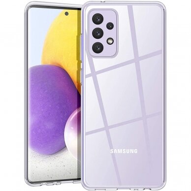 Dėklas X-Level Antislip/O2 Samsung A72 skaidrus