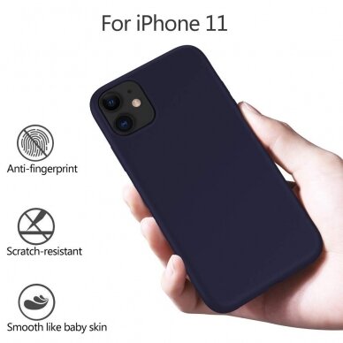 Dėklas X-Level Dynamic Apple Iphone 11 Tamsiai Mėlynas  3