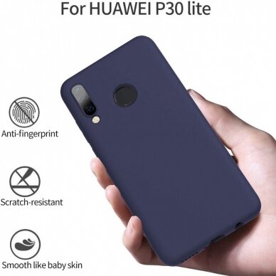 Dėklas X-Level Dynamic Huawei P30 Lite Tamsiai Mėlynas  DZWT2129 3