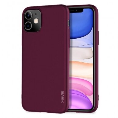 Dėklas X-Level Guardian Apple Iphone 11 Bordo