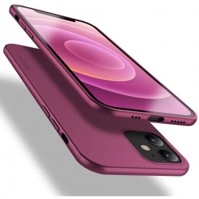 Dėklas X-Level Guardian Apple Iphone 12 Pro Max Bordo