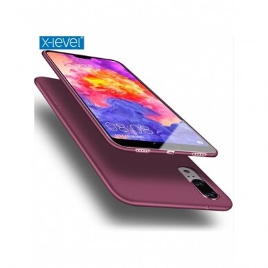 Dėklas X-Level Guardian Huawei P20 Bordo  DZWT2129