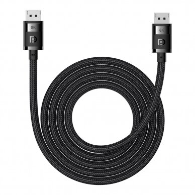 DisplayPort 8K 60Hz cable 1.5m Baseus High Definition Series - Juodas