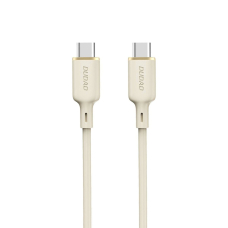 Dudao L7SCC USB-C - USB-C Kabelis 100W 1m - beige