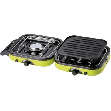 DUAL COMPACT + GRILL double camping stove 2